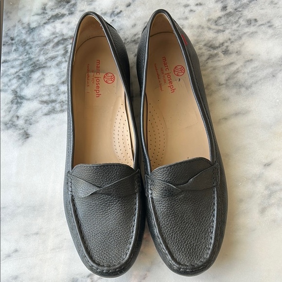Marc Joseph Shoes - Marc Joseph Black Clermont St Leather Women's Loafers | 13
